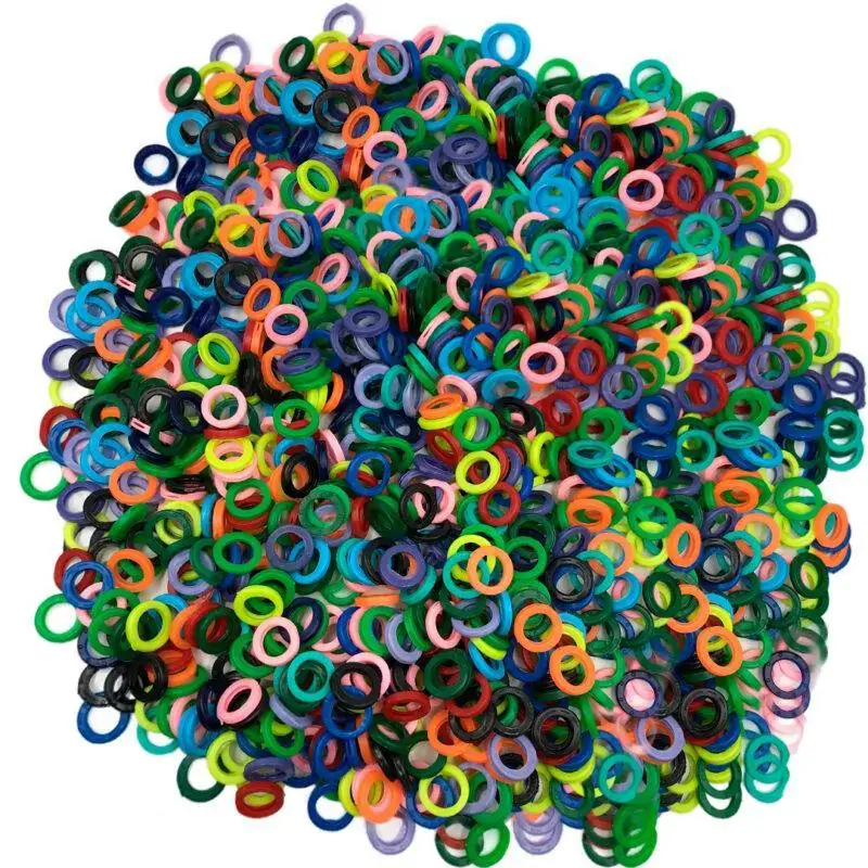 Aros Identificadores de Llaves – Paquete de 1,000 Piezas Multicolor para Organización y Clasificación